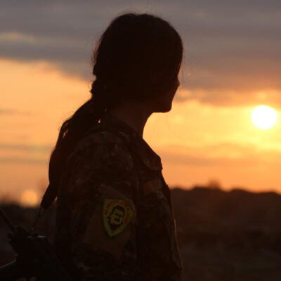 A Yezidi fighter.