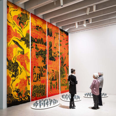 Exhibition view from Eight Degrees / Contemporary Art on the Forest, Bildmuseet 2024.Photo: Mikael Lundgren. Used with permission from the author.